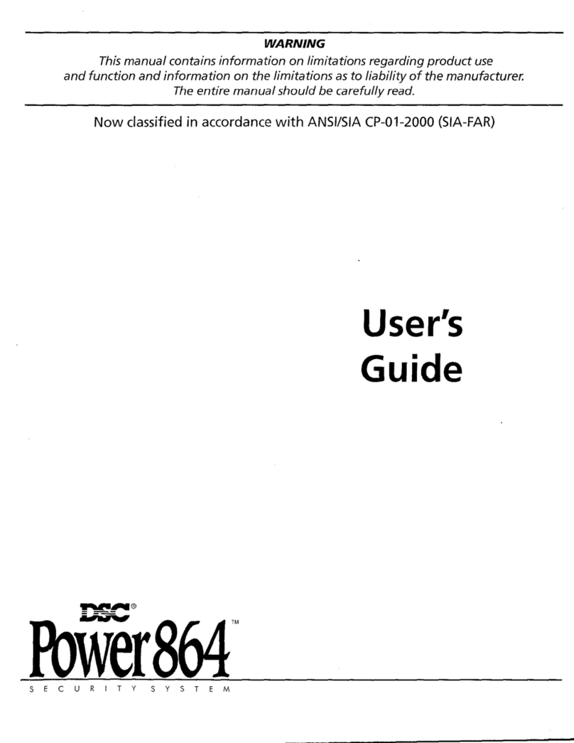 DSC PC5020 Power864 user guide