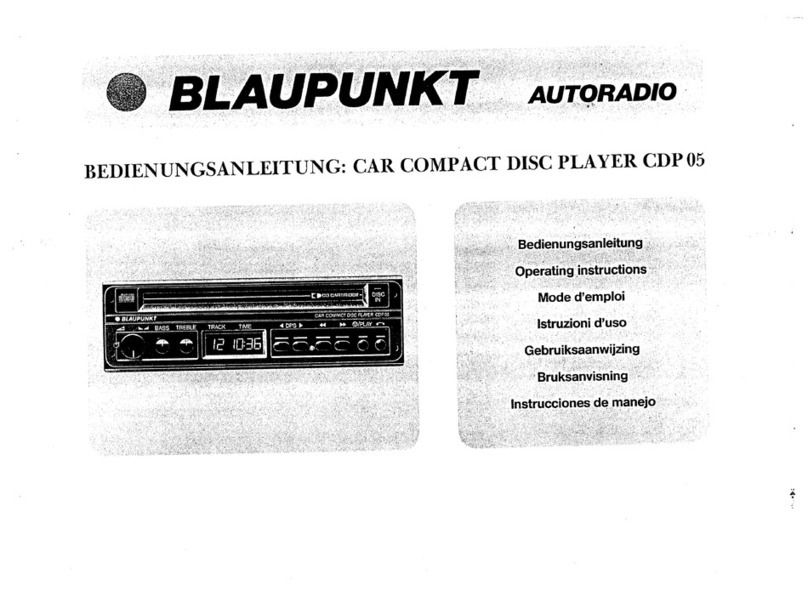 Blaupunkt CDP05 User manual