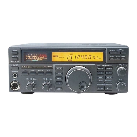 Yaesu FT+850 User manual