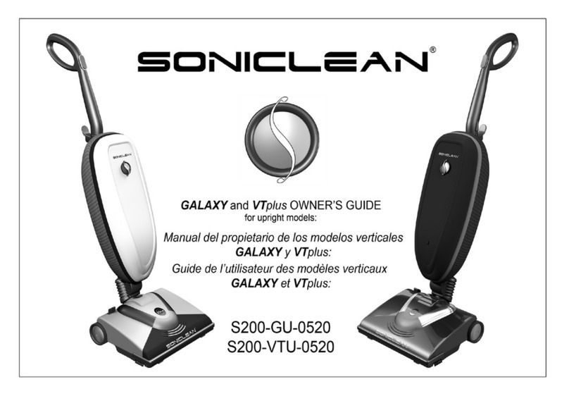 Soniclean Galaxy owner's guide