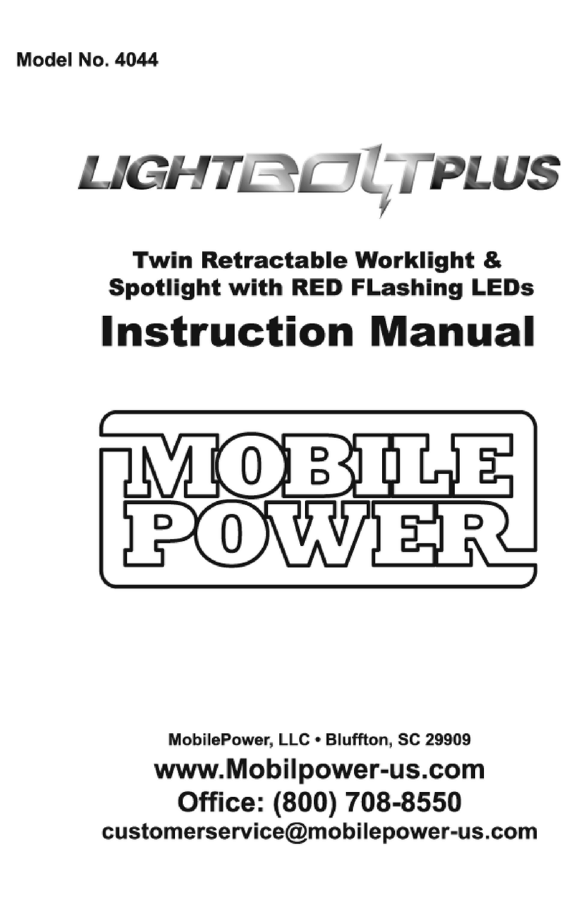 Mobile Power Lightbolt Plus 4044 instruction manual