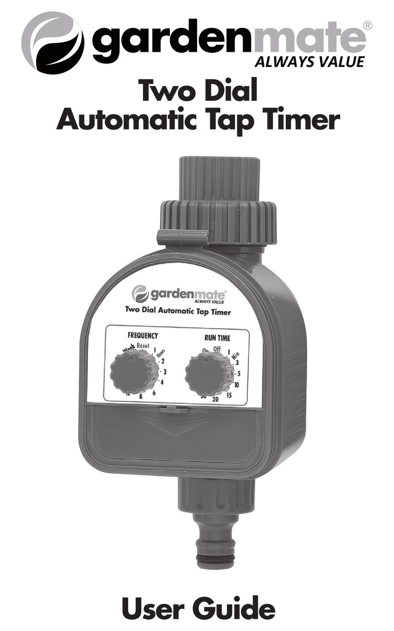 GardenMate Two Dial Automatic Tap 1017641 User manual