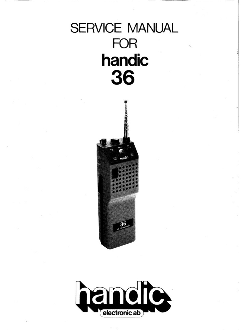 Handic 36 Service manual
