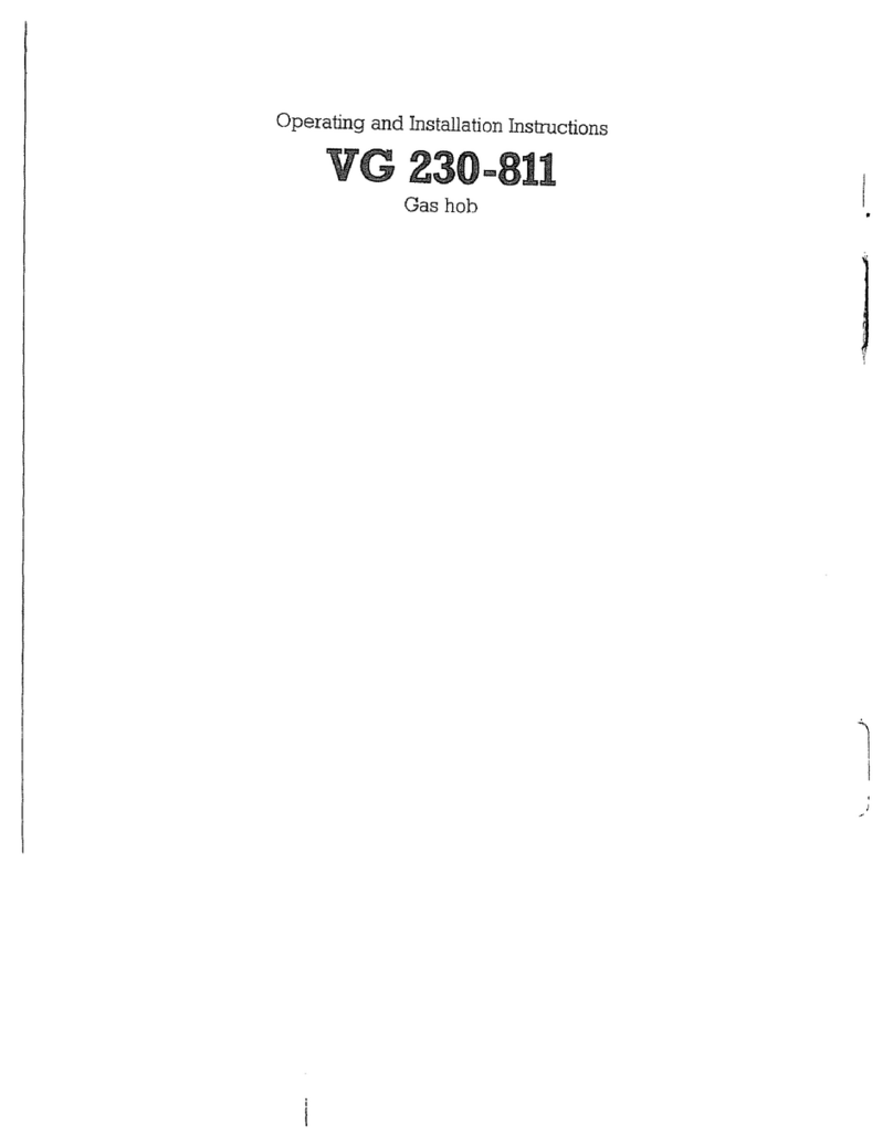 Gaggenau VG 230-811 User manual