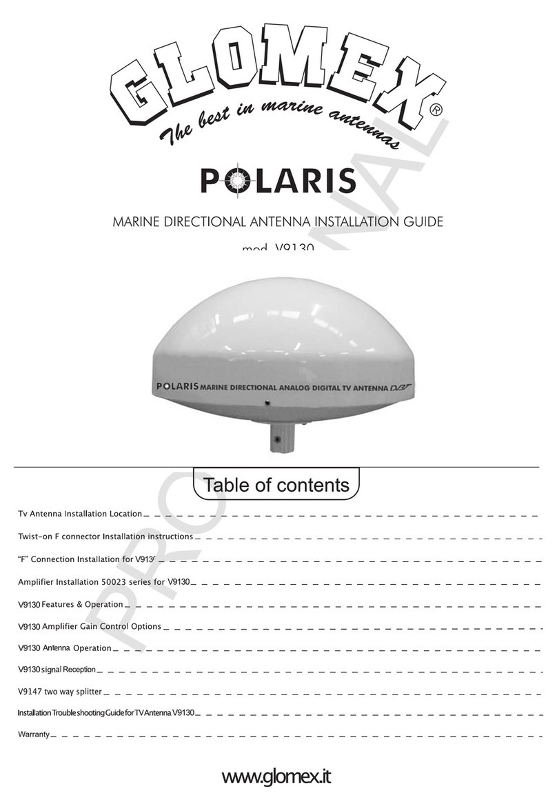 Glomex Polaris V9130 User manual