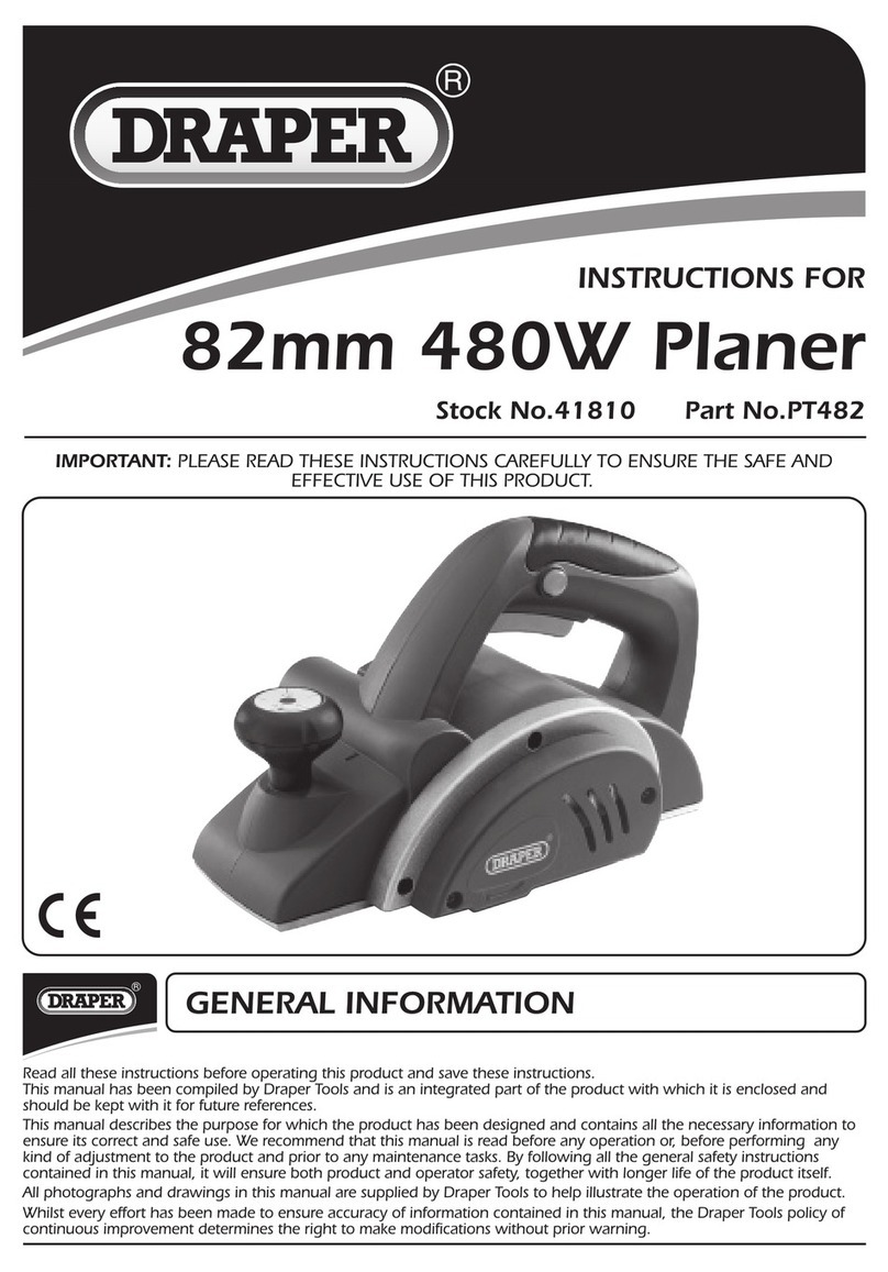 Draper PT482 instructions