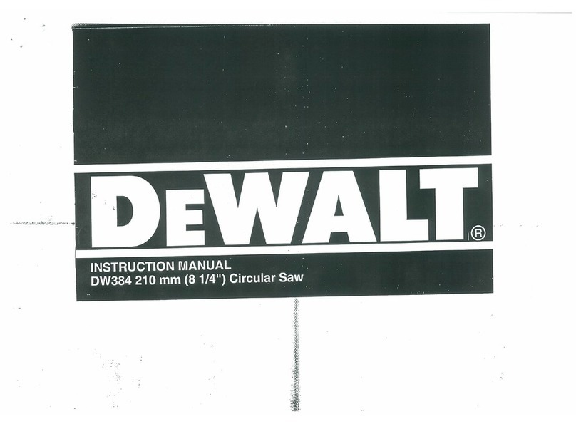 DeWalt DW384 User manual