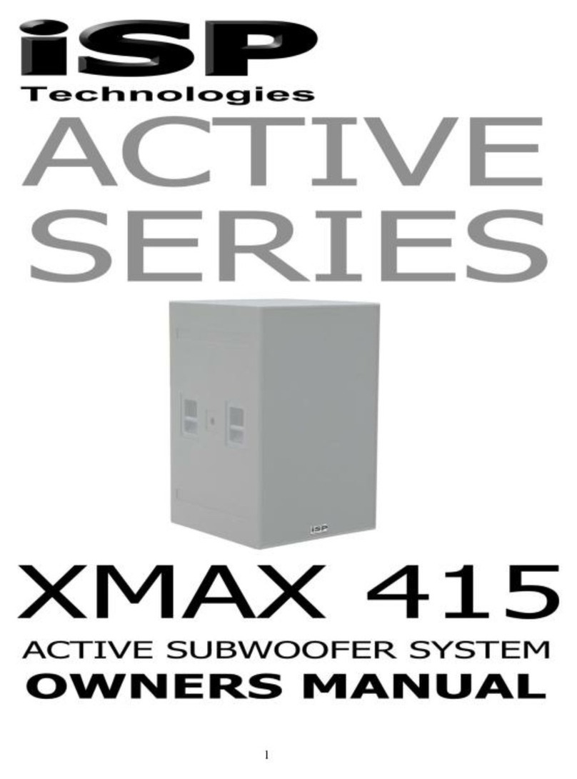 iSP Technologies XMAX 415 User manual