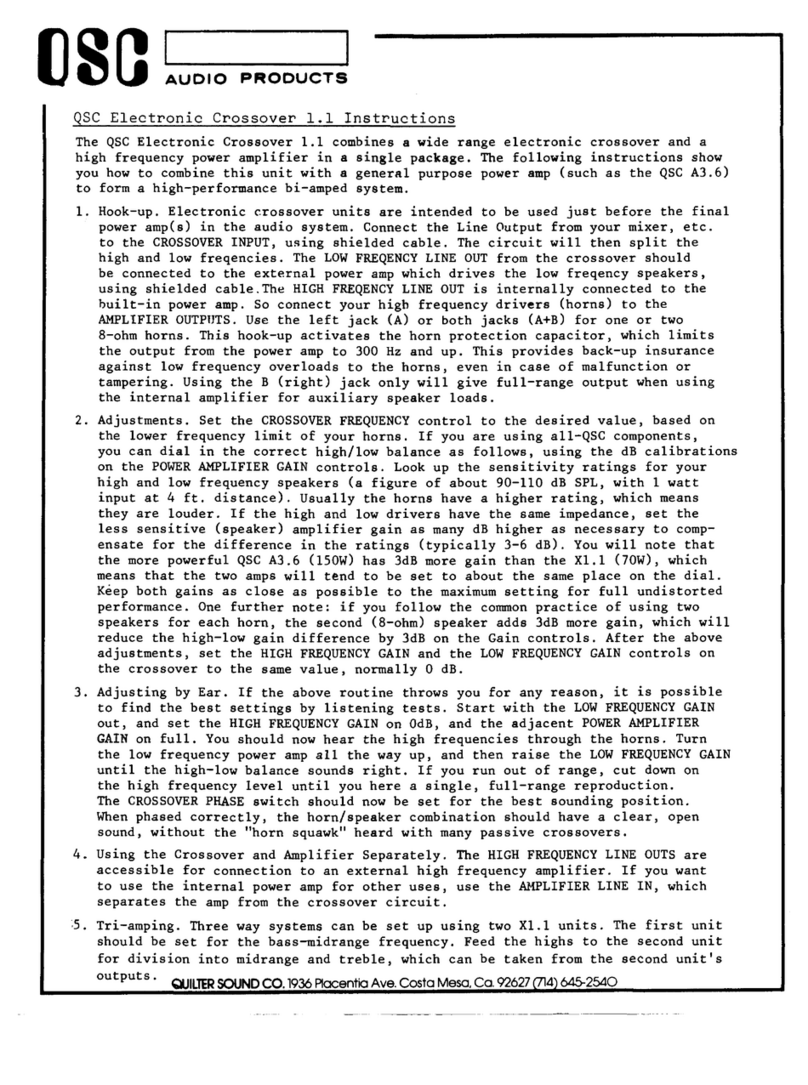 QSC 1.1 instructions