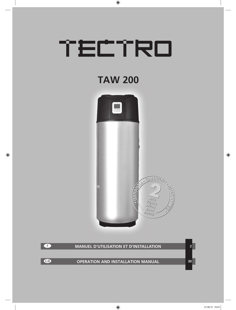 Tectro TAW 200 Operation and installation manual Tectro TAW 200 Operation and installation manual