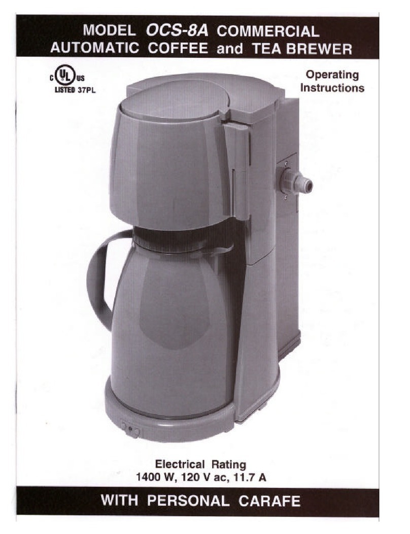 Newco OCS-8A operating instructions