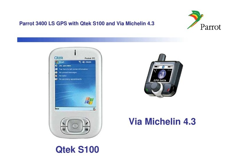 Parrot 3400 LS-GPS Manual