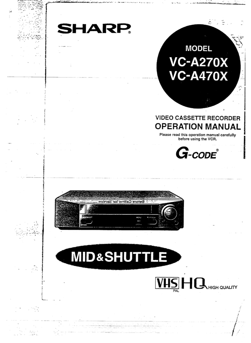 Sharp VC-A270X User manual