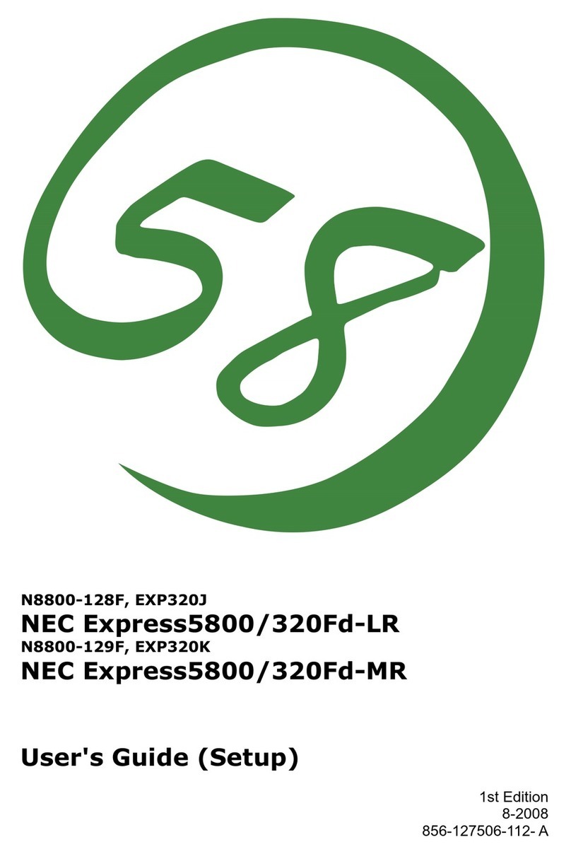 NEC N8800-128F User manual