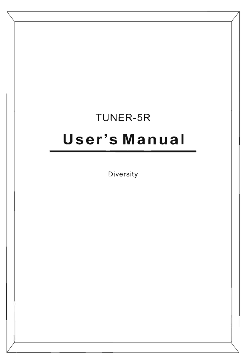 PowerAcoustik Tuner-5R user manual