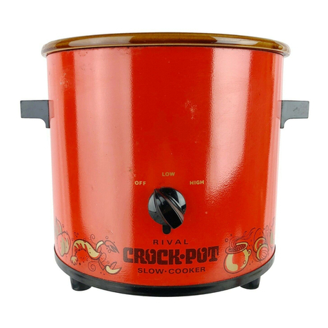 Rival Crock-Pot 3120 Quick guide