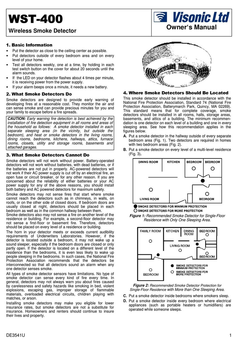 Visonic :67 owner's manual