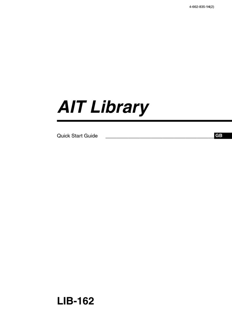 Sony LIB-162 User manual