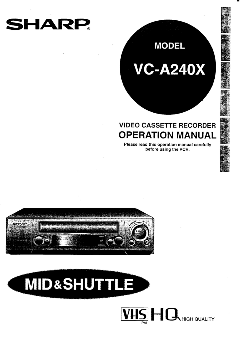 Sharp VC-A240X User manual Sharp VC-A240X User manual
