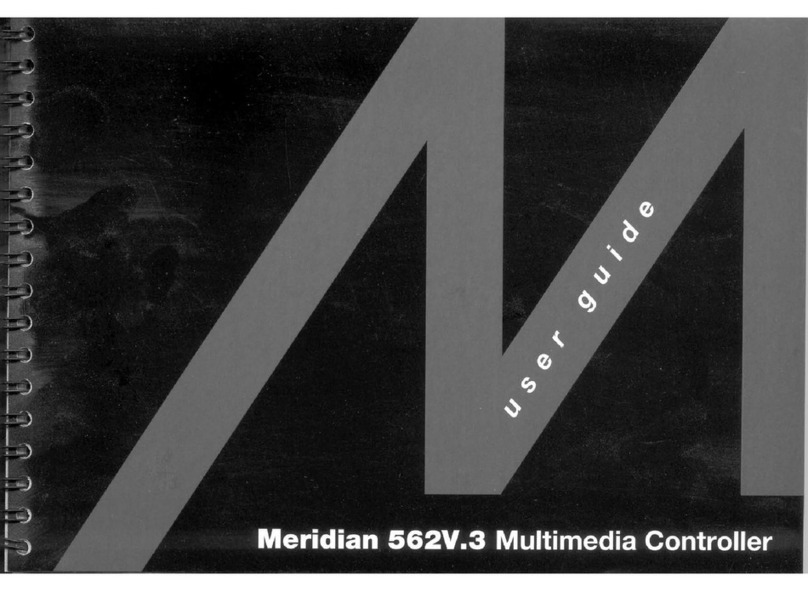 Meridian 562V.3 user guide