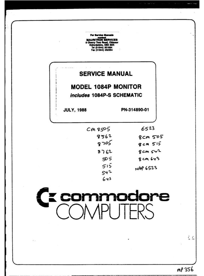 Commodore 1084P User manual