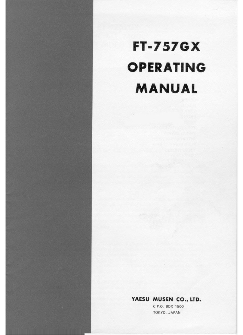 Yaesu FT-757GX II User manual