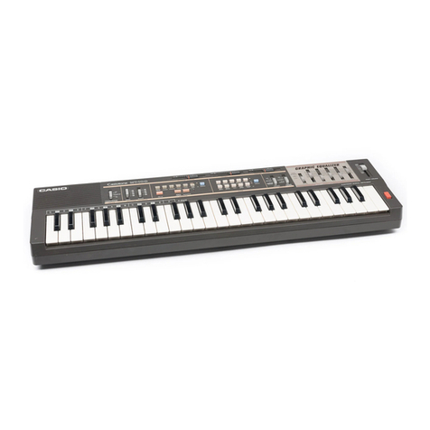 Casio Casiotone MT-100 User manual