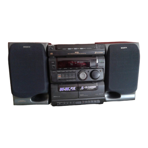 Sony MHC-RX30 User manual