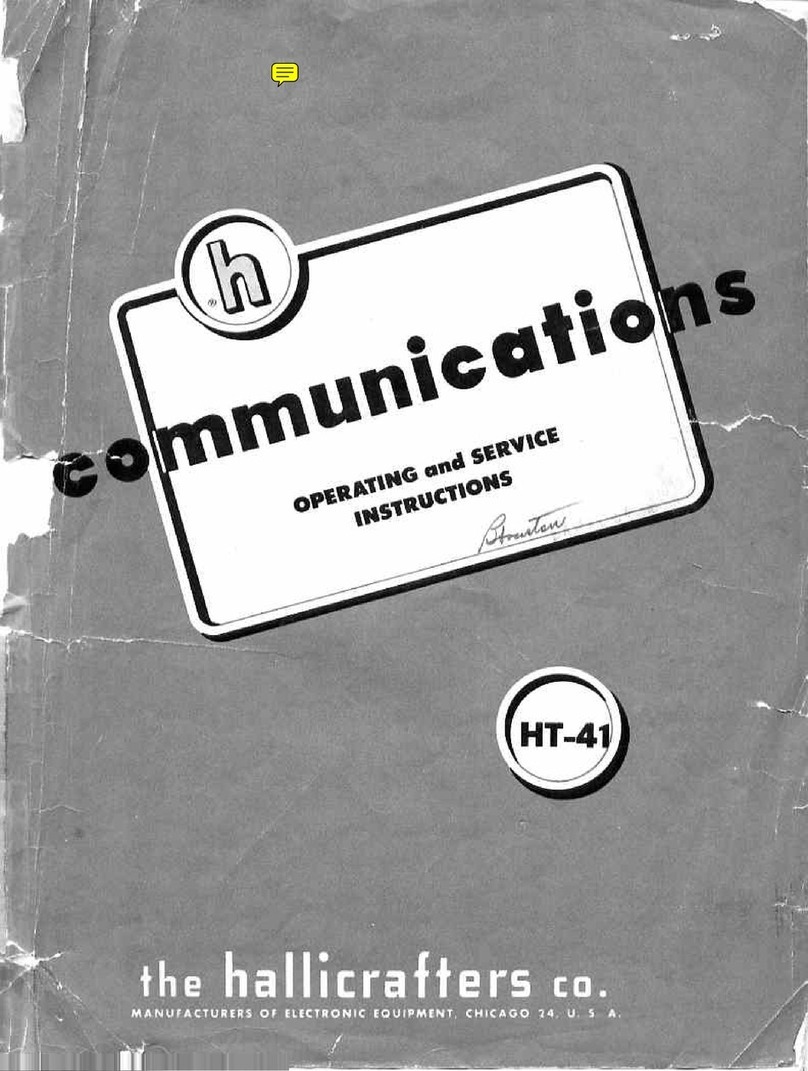 Hallicrafters HT-41 Training manual