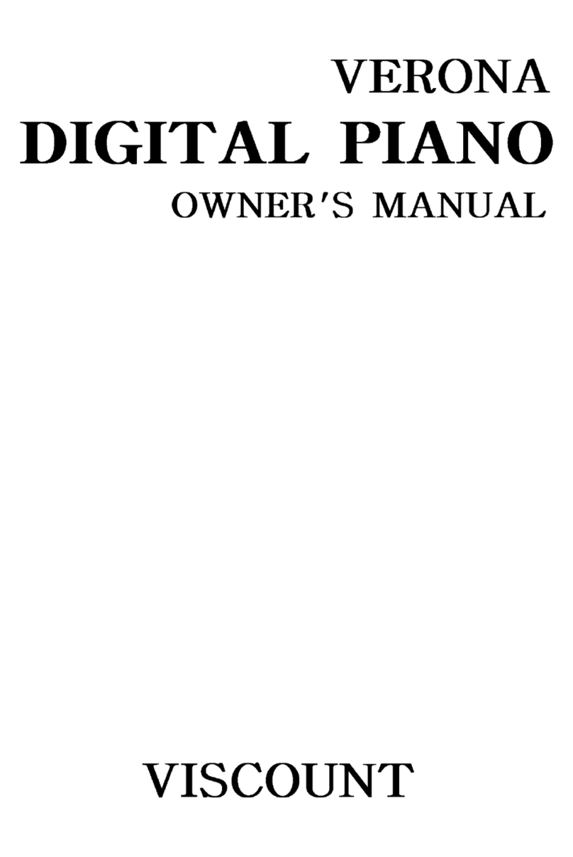 Viscount Verona User manual