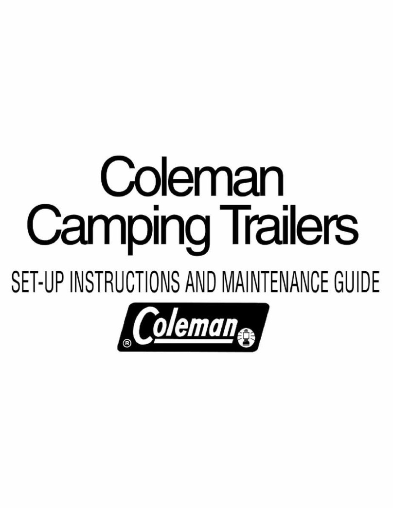 Coleman 280 Set-up instructions and maintenance guide