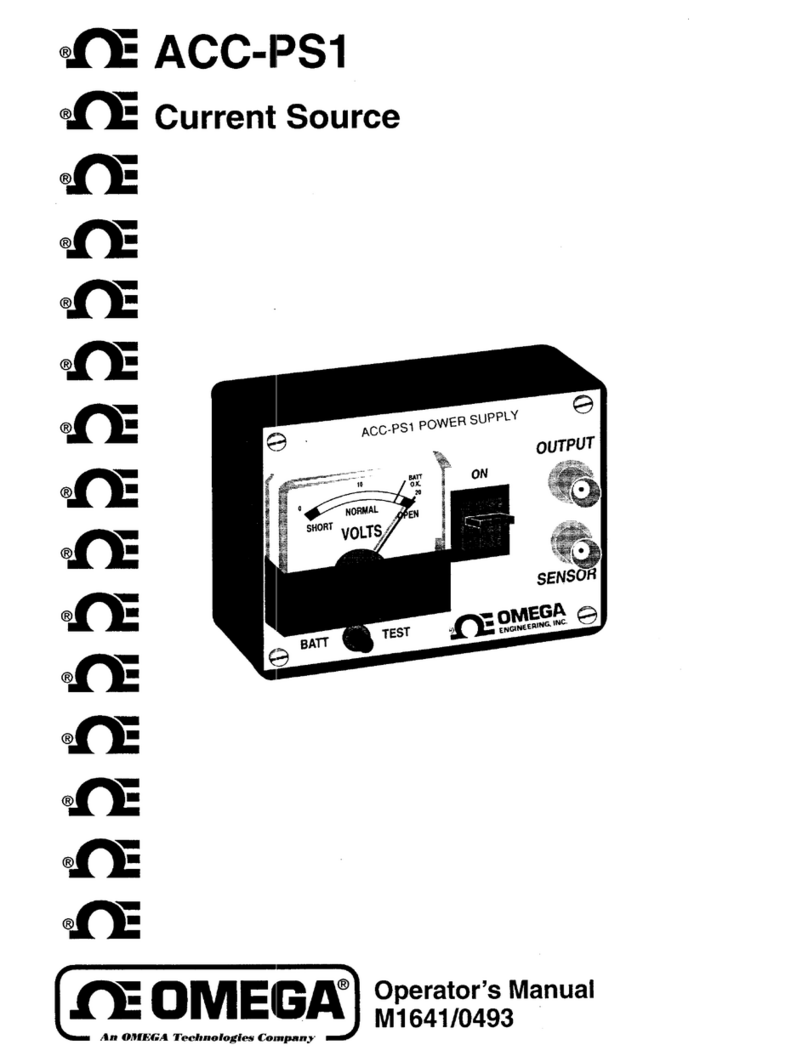Omega ACC-PS1 User manual