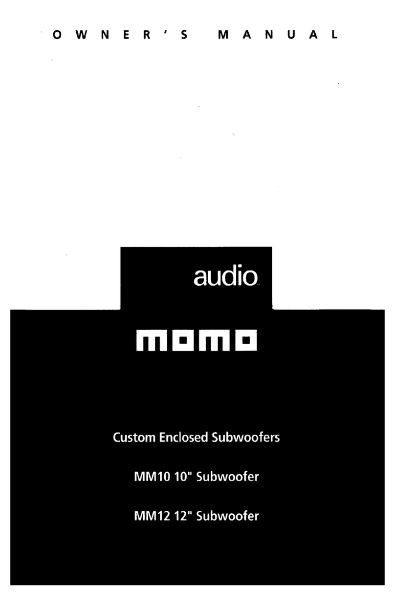 Polk Audio MM10 owner's manual