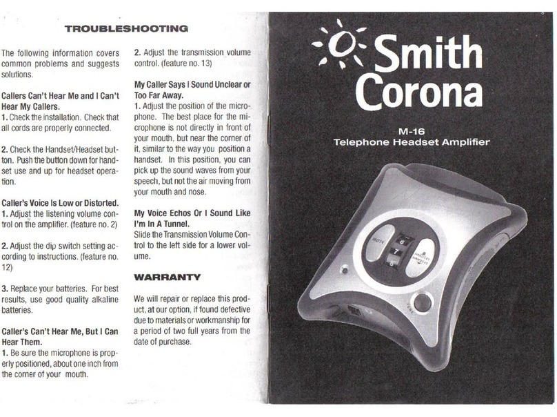 Smith Corona M-16 manual