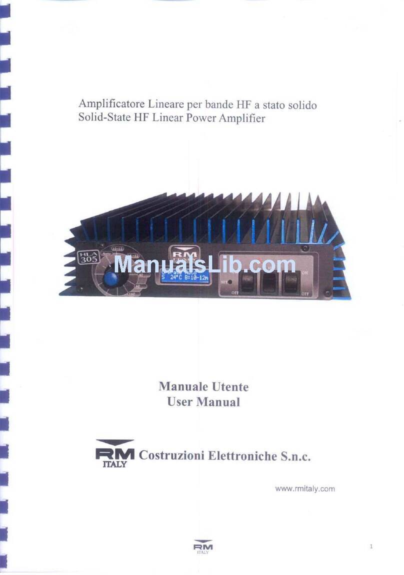 RM Italy HLA305 user manual