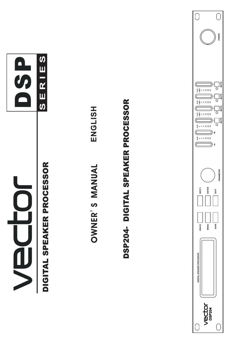Vector DSP204 owner's manual