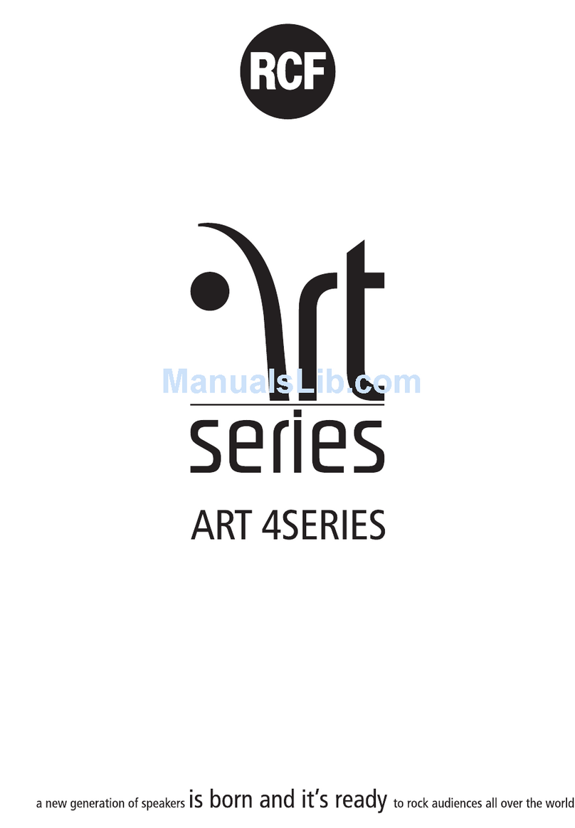 RCF Art 4 series User manual