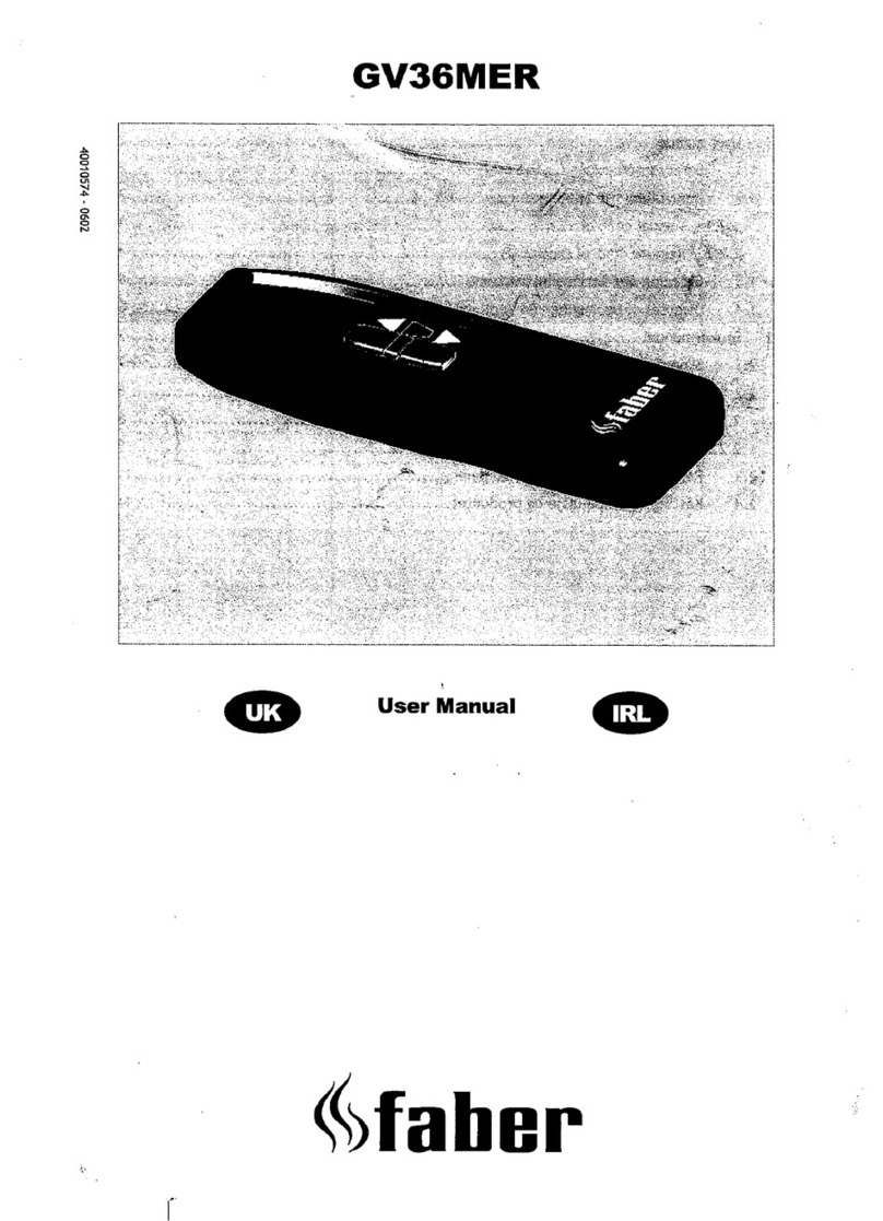 Faber GV36MER User manual