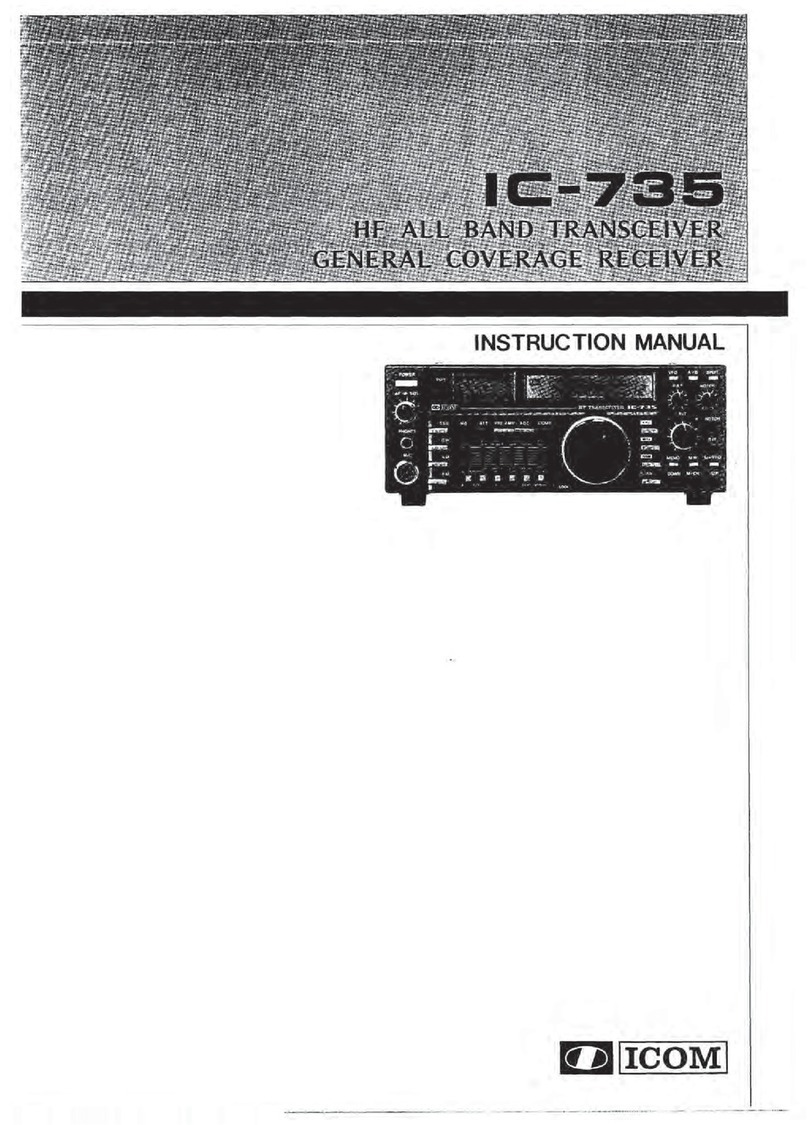 Icom IC-735 User manual