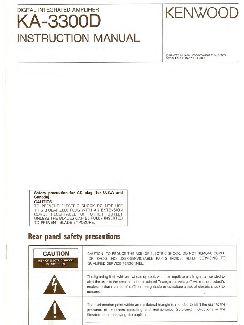 Kenwood KA-3300D User manual