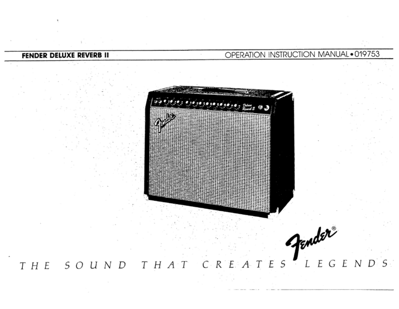 Fender 19753 User manual