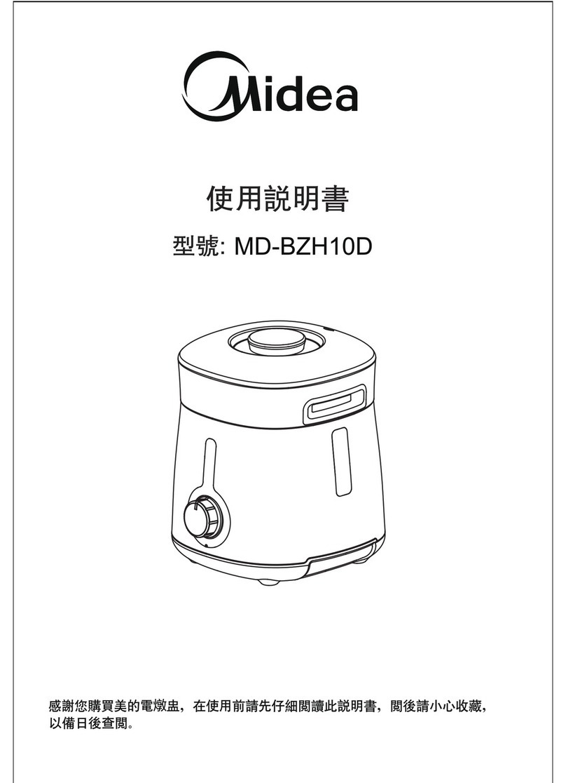 Midea MD-BZH10D instruction manual