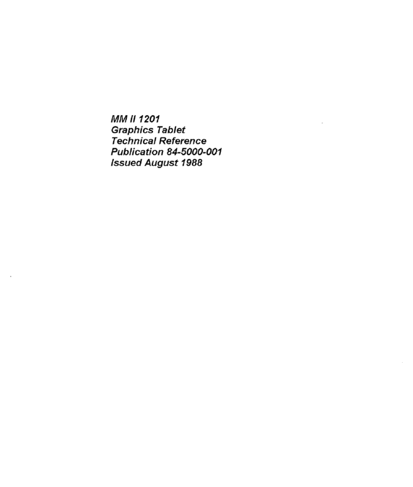 Summagraphics MM-II-1201 Technical reference