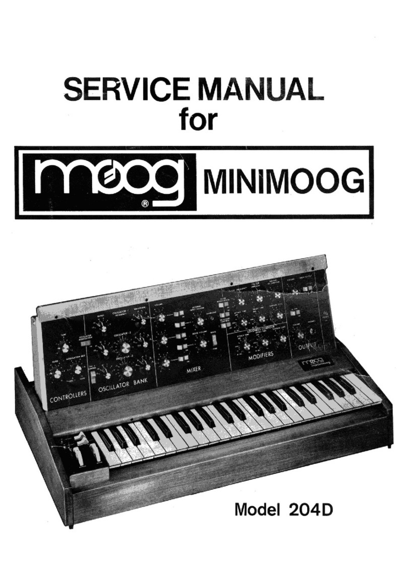 Moog Minimoog 204D User manual Moog Minimoog 204D User manual