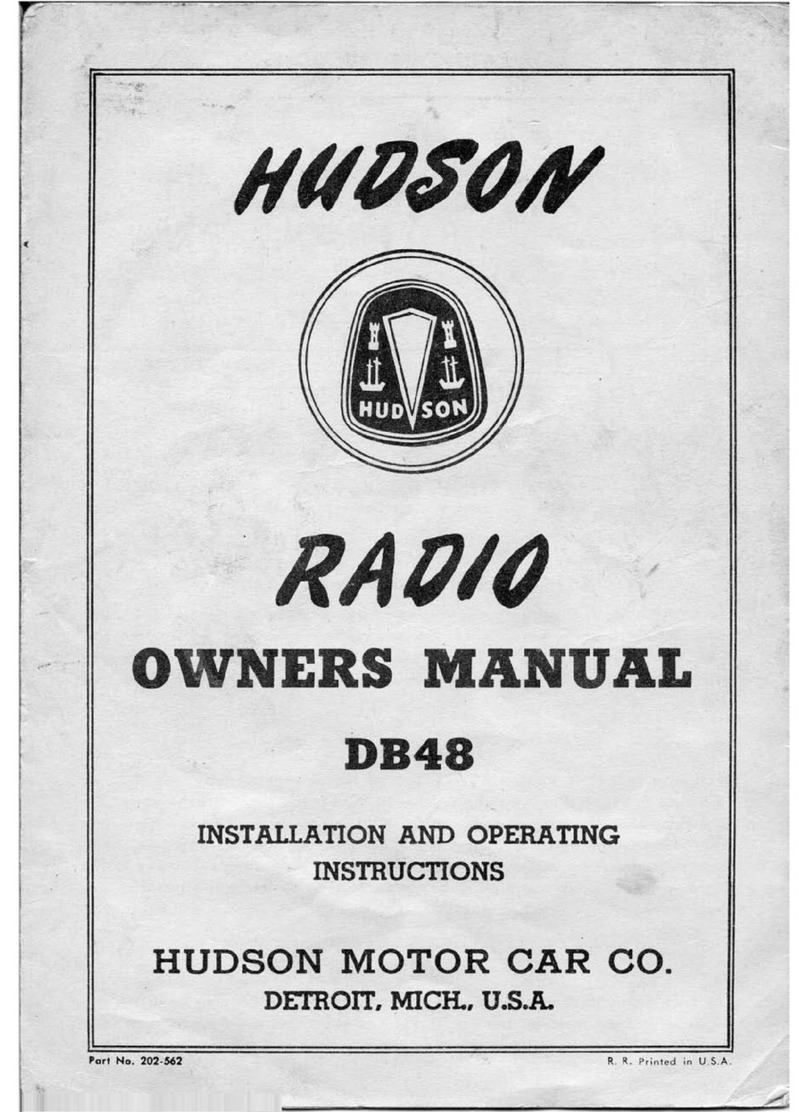 Hudson DB48 owner's manual