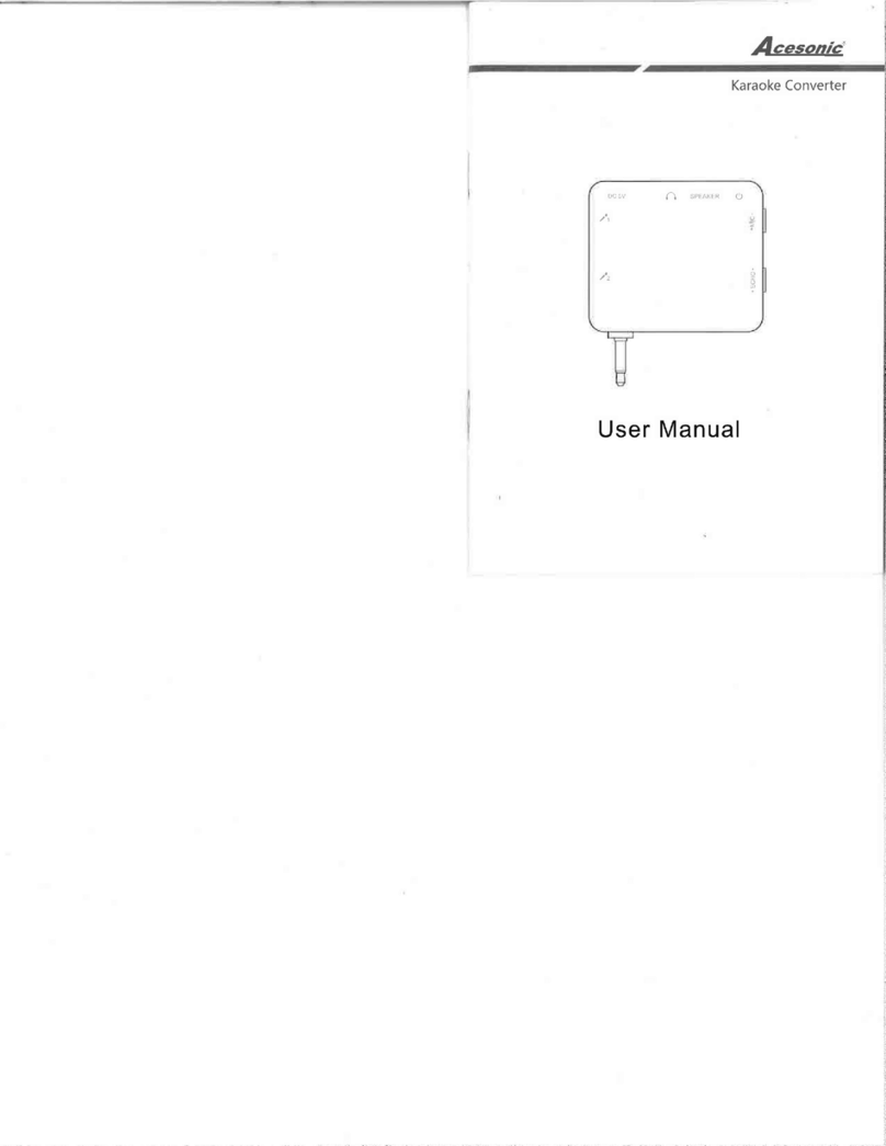 Acesonic HACEKMSJ1W user manual