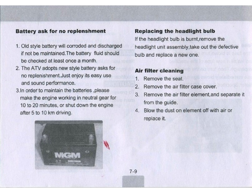 Buyang FA-B50 owner's manual