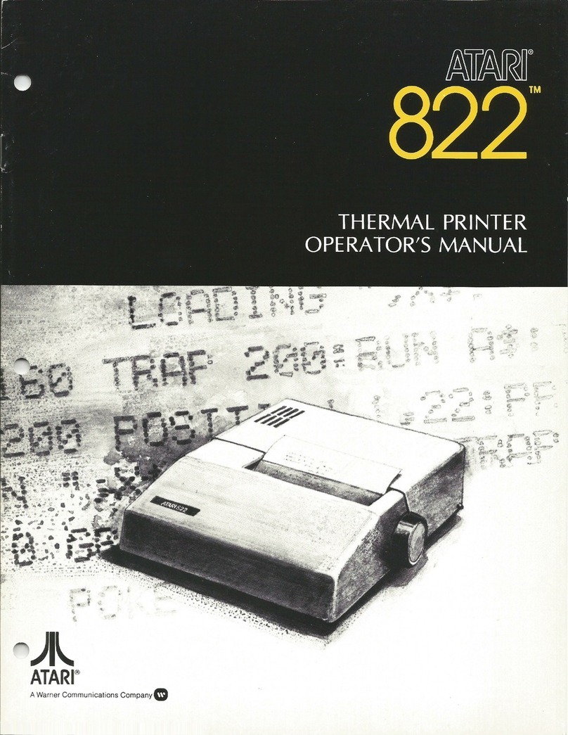 Atari 822 User manual