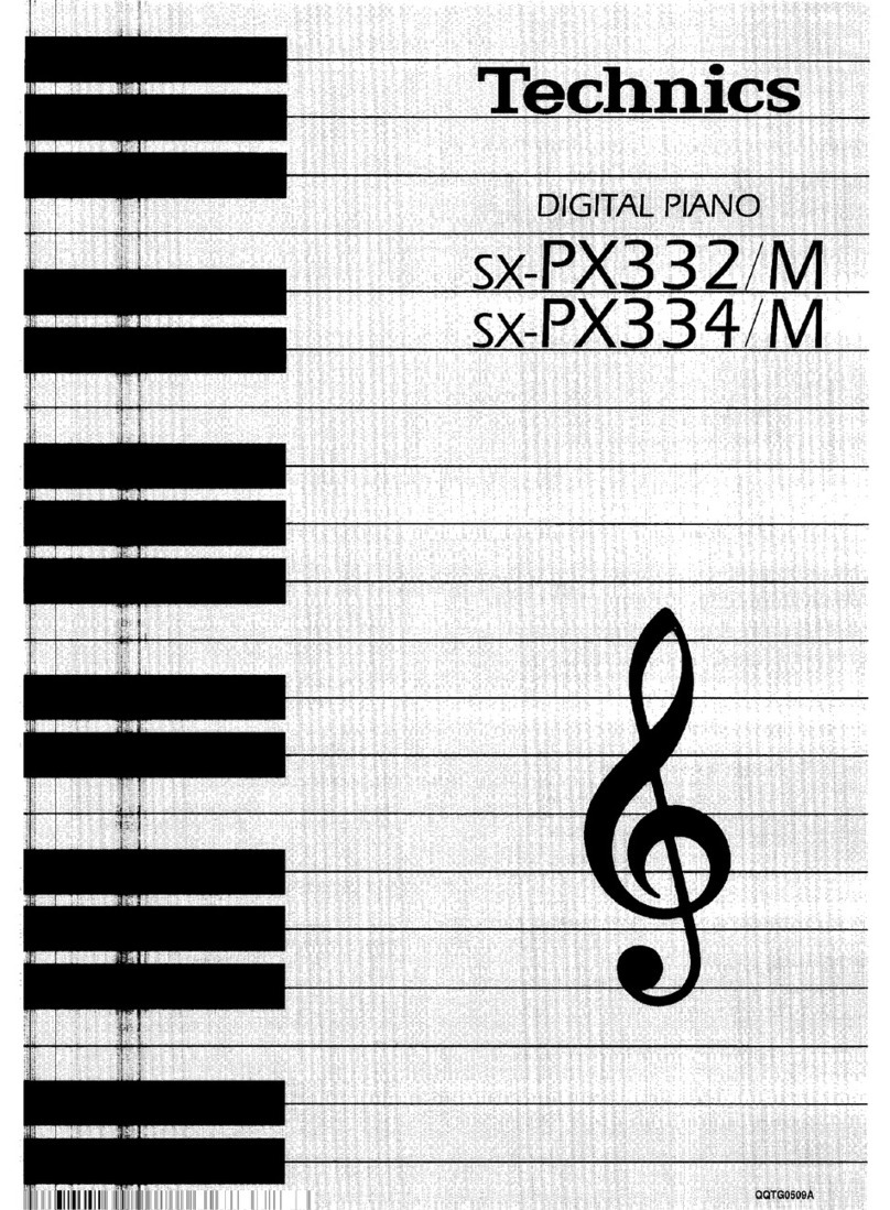 Technics SX-P332 user manual