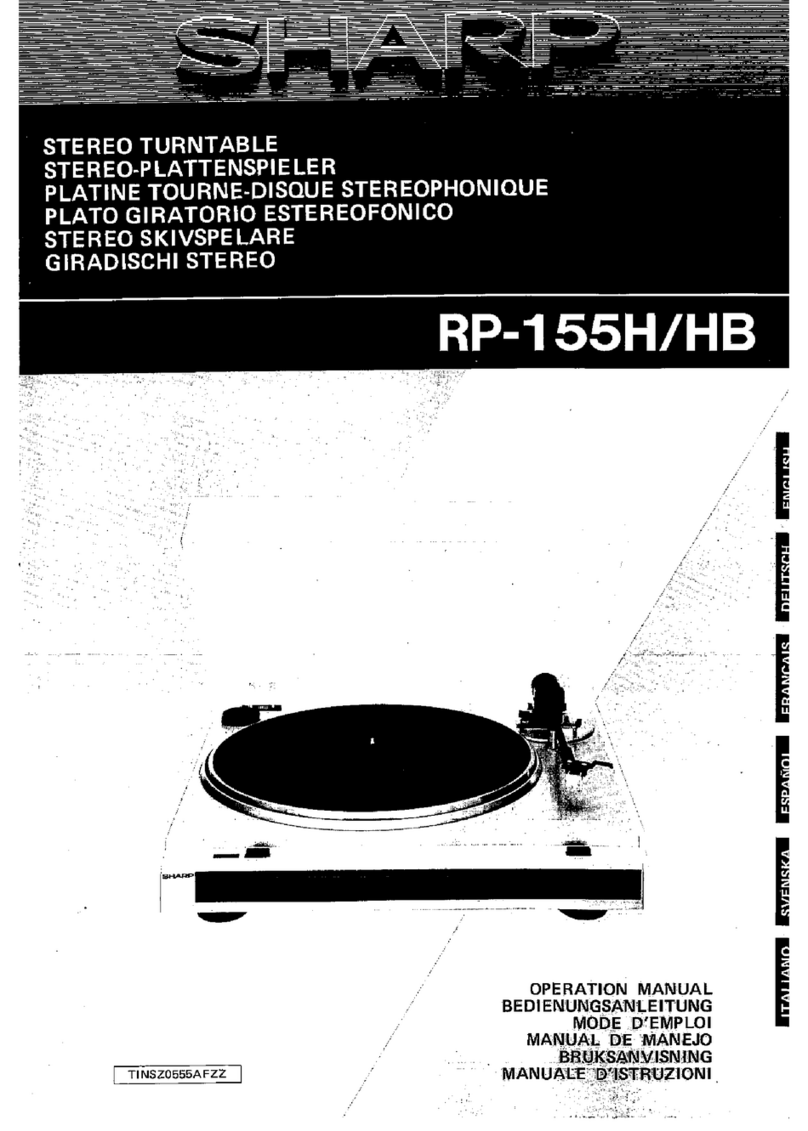 Sharp RP-155H Operation manual